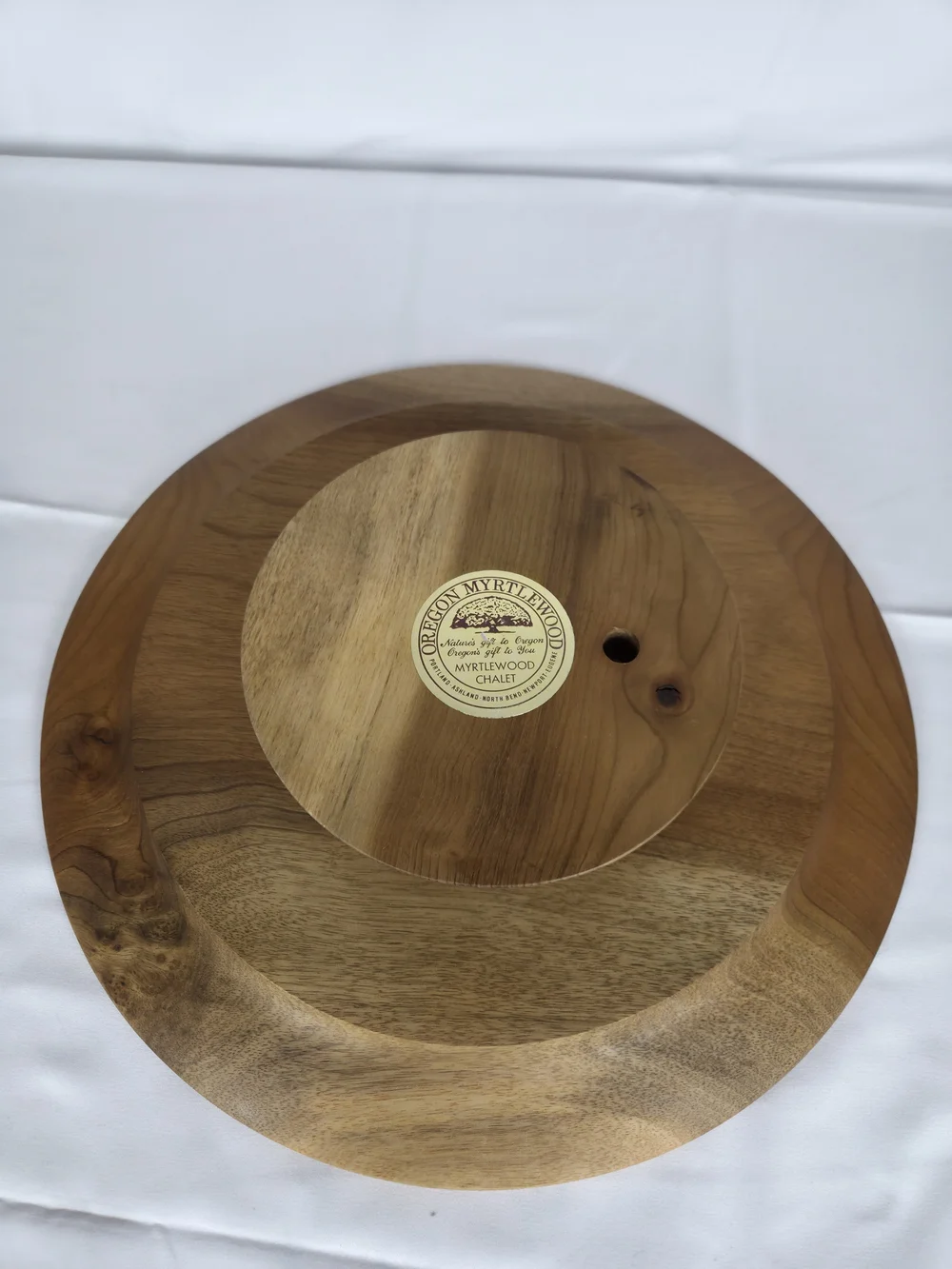 Myrtlewood from Oregon... Lazy Susan 13.5